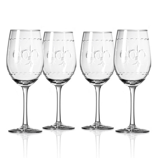 Cohyn Tropical Confetti 12 oz. All Purpose Wine Glass (Set of 6) Latitude Run